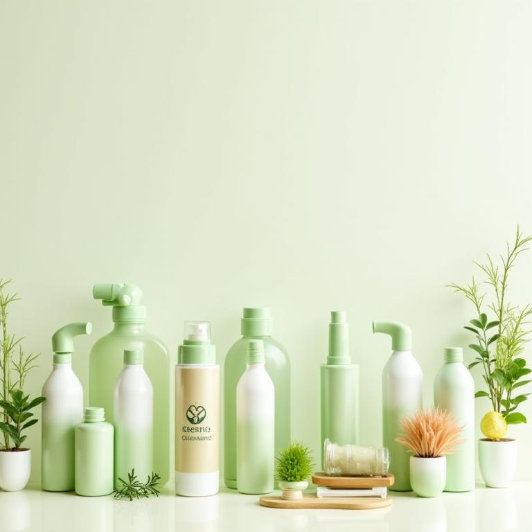 Eco-friendly green cleaning products and sustainable cleaning solutions